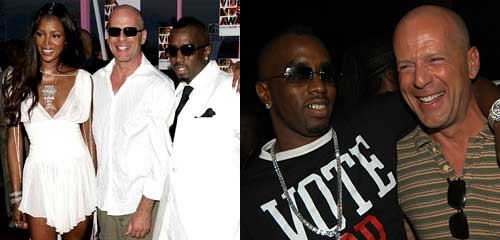 Bruce Willis and Diddy
