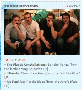 Plastic Constellations on Pitchfork